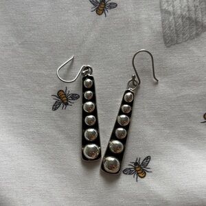 Sterling Silver Drop Earrings 925